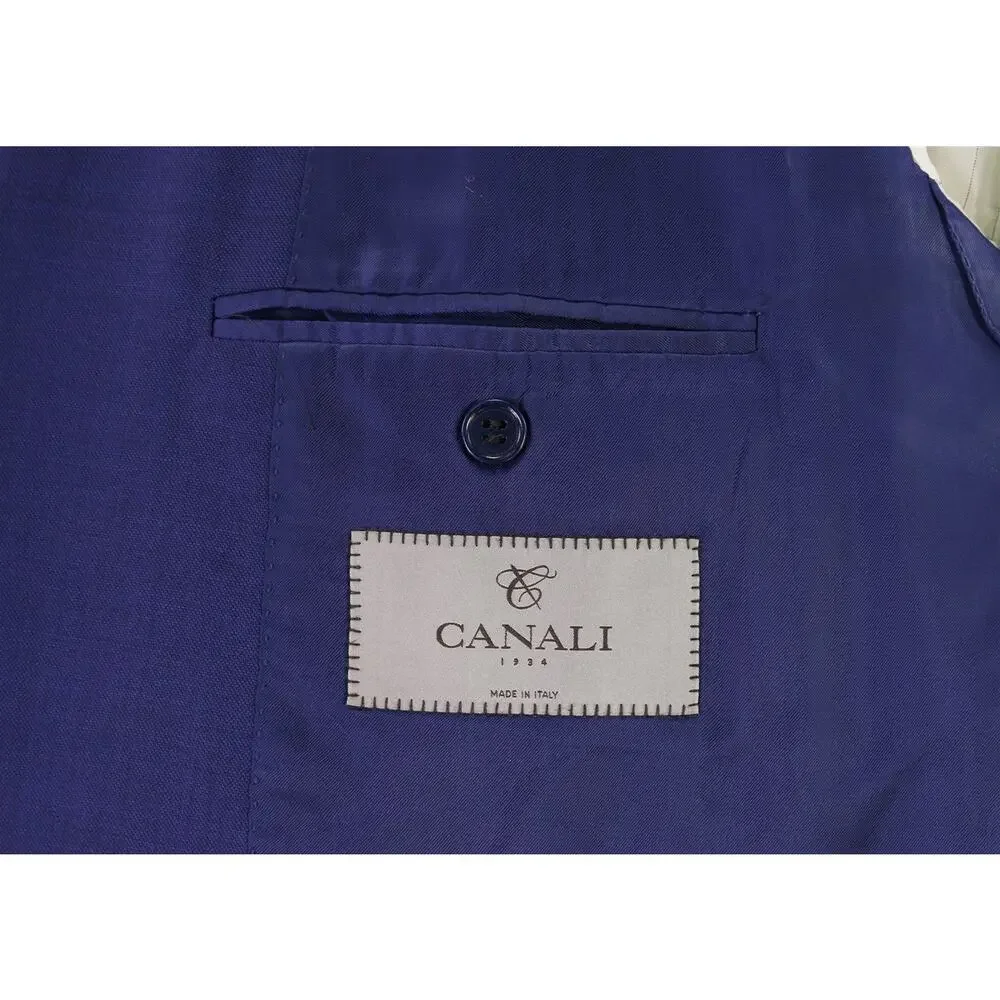 Canali 1934 Royal Blue 2-Btn Wool Blazer Jacket 48R